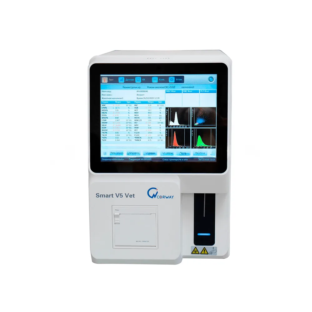 Ветеринарный гематологический анализатор URIT SMART-5 VET, фото 1