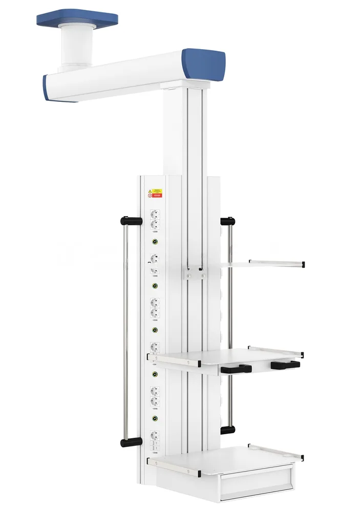 Потолочная медицинская консоль CADUCEUS C1-V одноплечевая вертикальная, фото 1
