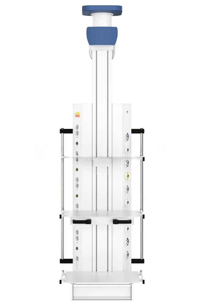 Потолочная медицинская консоль CADUCEUS C1-V одноплечевая вертикальная, фото 2