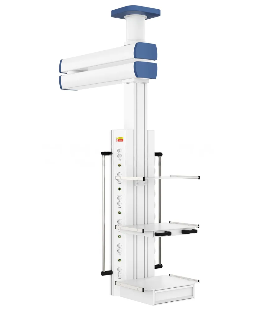 Потолочная медицинская консоль CADUCEUS C2-V двухплечевая, фото 1