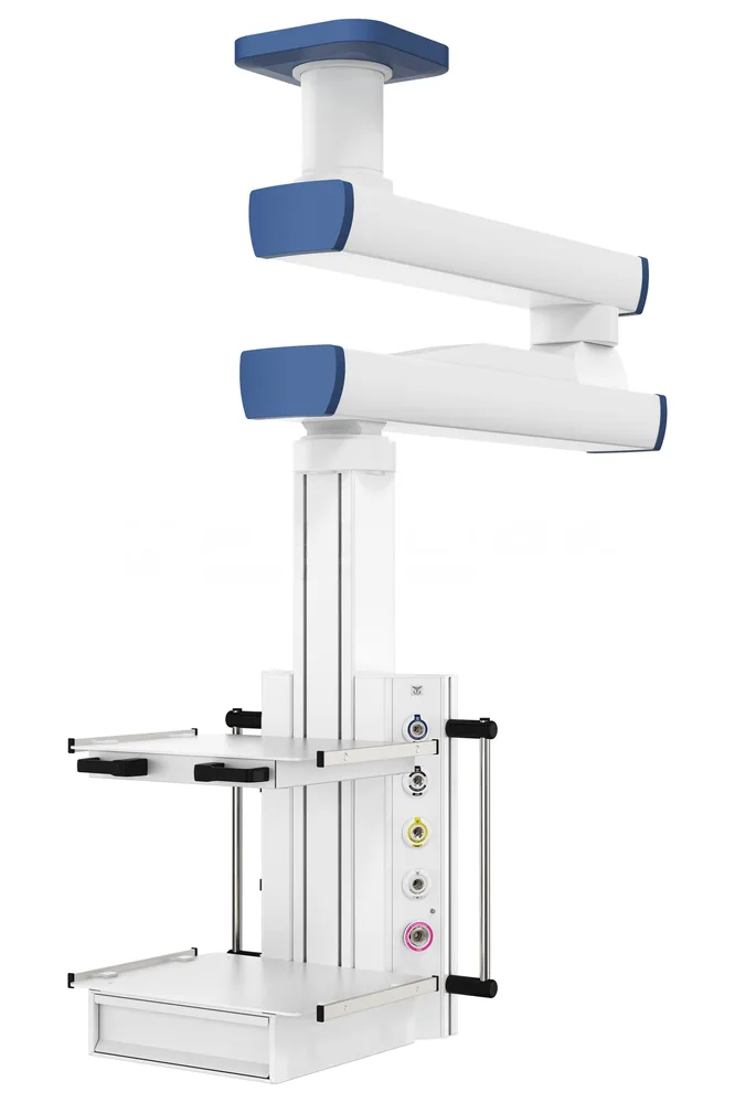Потолочная медицинская консоль CADUCEUS C2E-V двухплечевая вертикальная, фото 1