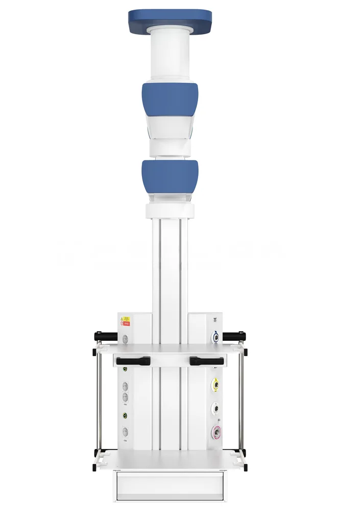 Потолочная медицинская консоль CADUCEUS C2E-V двухплечевая вертикальная, фото 2