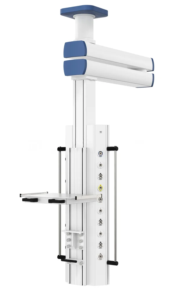 Потолочная медицинская консоль CADUCEUS C2-VE двухплечевая, фото 1