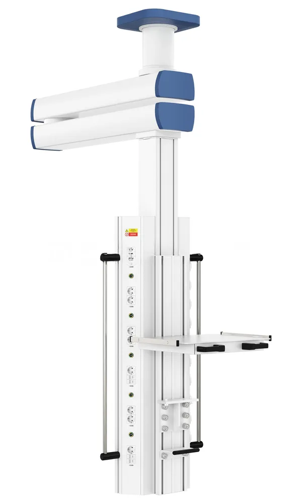 Потолочная медицинская консоль CADUCEUS C2-VE двухплечевая, фото 3