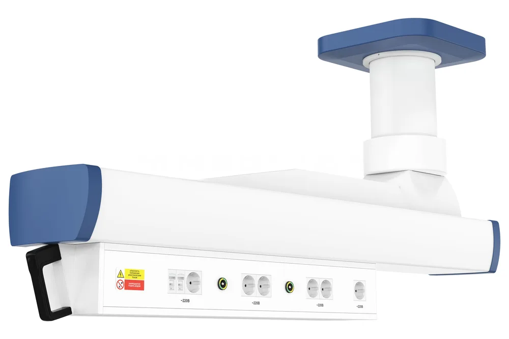 Потолочная медицинская консоль CADUCEUS C1E-AP одноплечевая, фото 2