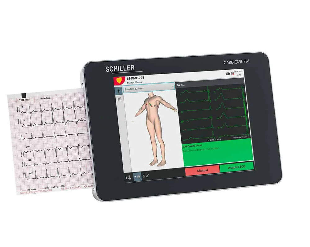 Электрокардиограф SCHILLER CARDIOVIT FT-1, фото 2